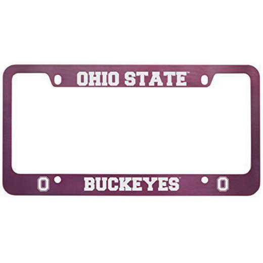 SM-31-PNK-OHIOST-1-IND: LXG SM/31 CAR FRAME PINK, Ohio State